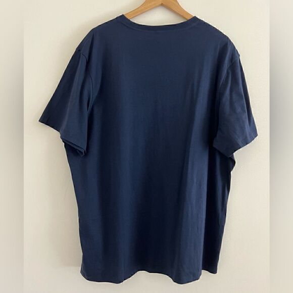 NWT Everlane The Organic Cotton Crew Uniform T-Shirt in Navy Size XXL - Picture 3 of 11